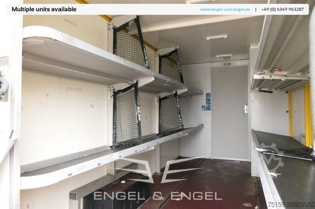 Box van mercedes-benz SPRINTER 310 CDI MAXI EURO-5 KOFFER DURCHGANG REGALE KAMERA SERVICE