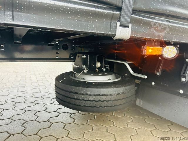 Alçak şasi dorse Wiese Gabelstaplertransporter Mega mit Rampen