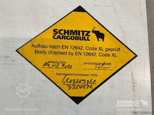 Open semitrailer with tarp Schmitz Cargobull Curtainsider Standard