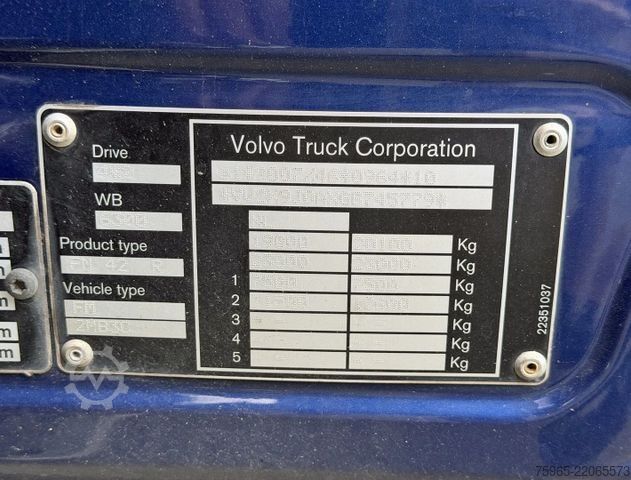Caminhão frigorífico VOLVO FM VOL LUCHT GEVEERD 6 KARREN BAK THEO MULDER KO