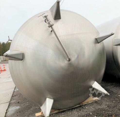 Vertikal tank i rostfritt stål AISI316 Denmark T25
