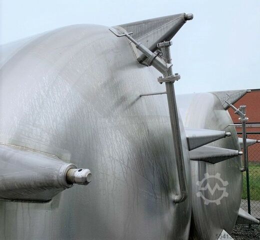 Vertikal tank i rostfritt stål AISI316 Denmark T25