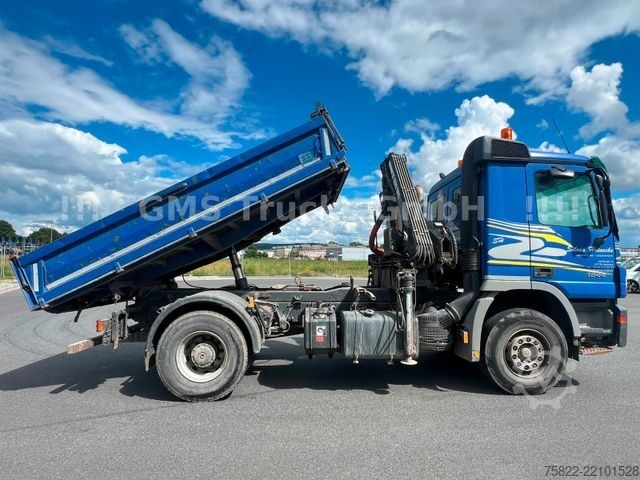 Dreiseitenkipper LKW MERCEDES-BENZ Actros 1844 / EPS / Meiller / Kran mit FUNK