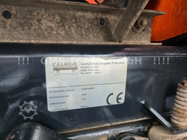 Kipper LKW MAN TGS 35.400 / 8X4 / 17qm Carnehl MULDE