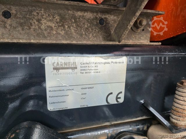 Kipper LKW MAN TGS 35.400 / 8X4 / 17qm Carnehl MULDE