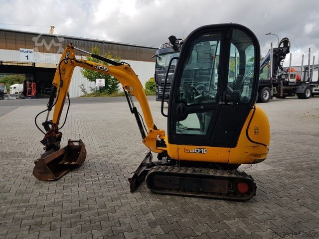 Minigraafmachine JCB 8018 / 3.420h / hydrl. Grabenräumer / Tieflöffel