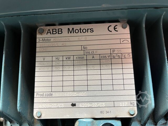 Electric motor ABB MZAA160L 15.5 kW