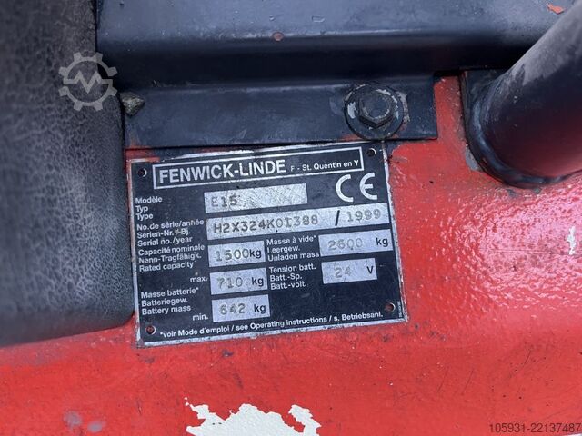 Elektro 3 Rad-Stapler Linde E15
