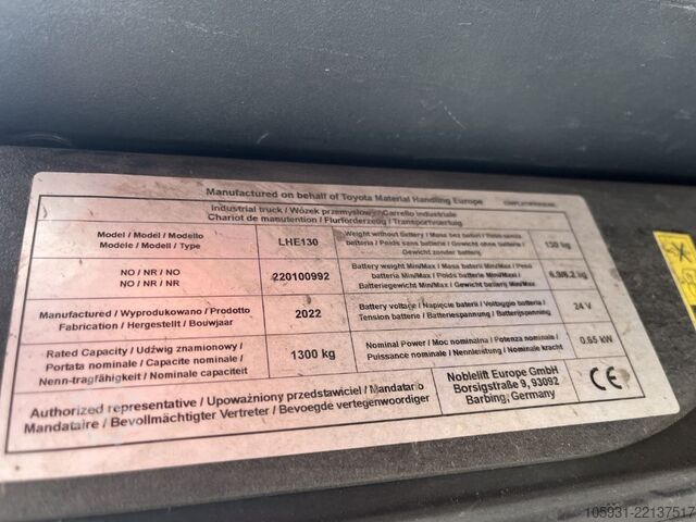 Porta-paletes manual BT LHE130