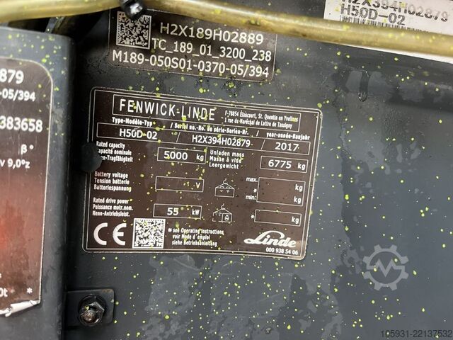 Empilhadeira diesel Linde H50D-02