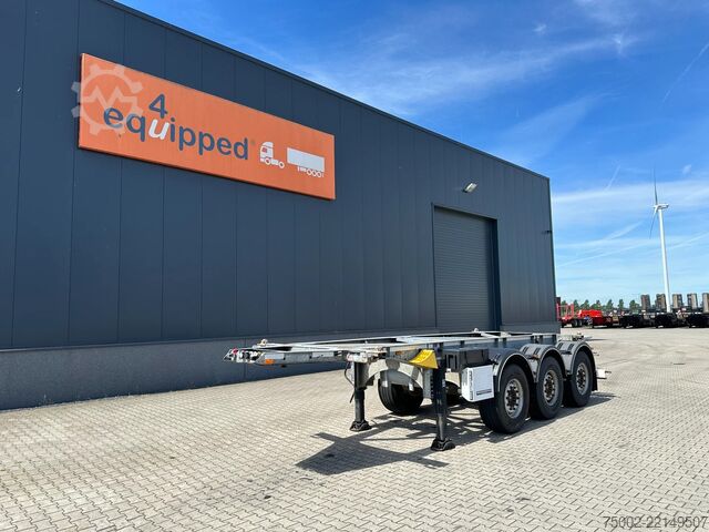 Transportul de containere Van Hool 20FT ADR CHASSIS / EMPTY WEIGHT 3.280kg / SAF D...