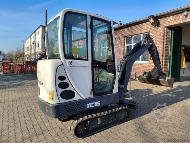 Mini-escavadora Terex TC 16