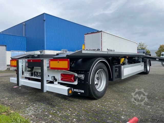 Afzetcontainer-aanhangwagen WIELTON 2-Achs Außenroller-Abrollanhänger