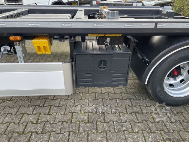 Afzetcontainer-aanhangwagen WIELTON 2-Achs Außenroller-Abrollanhänger