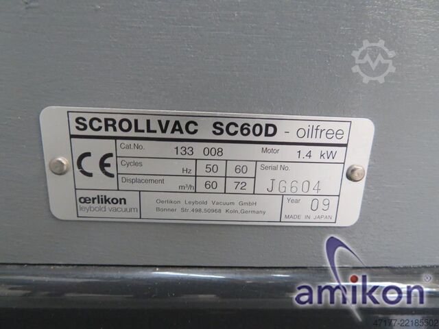 Vakum pompası Scrollvac Leybold SC60D