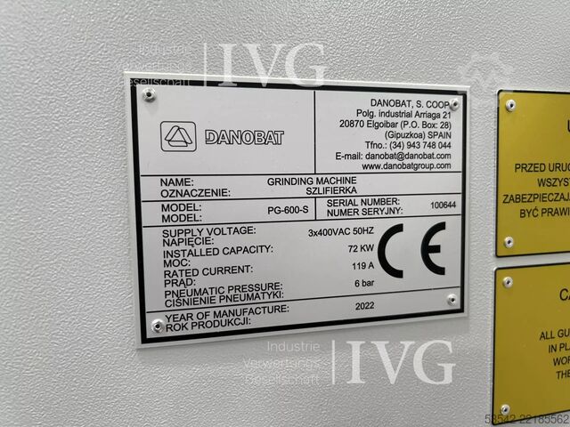 Cilindrische slijpmachine Danobat PG-600-S