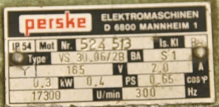 Frezen van motor voor rand verwerking van machines Perske VS 30.06/2B