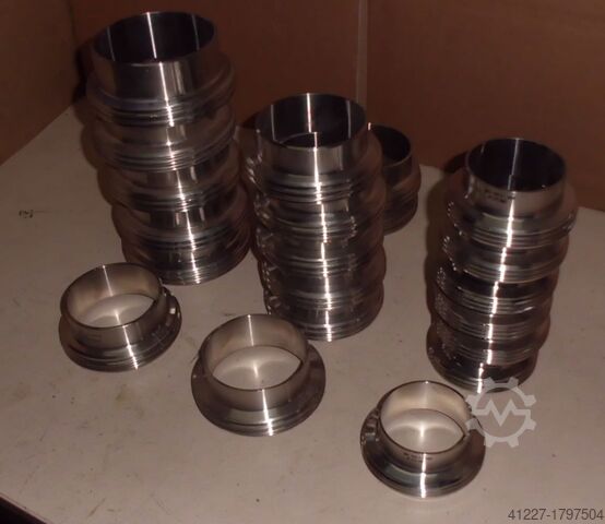 Milk pipe fitting Edelstahl verschiedene Typen