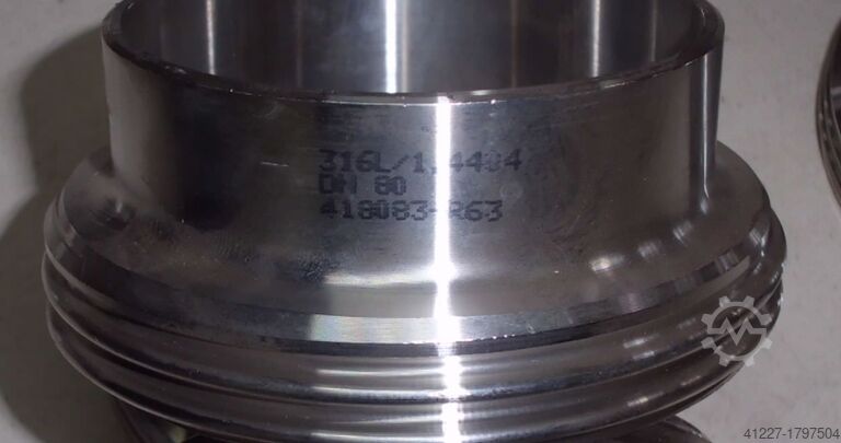 Milchrohrverschraubung Edelstahl verschiedene Typen