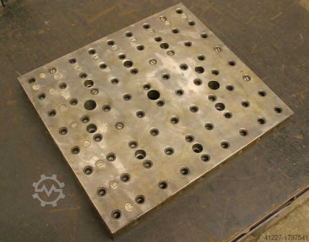 Opspændingsplade med gevindhul Stahl 450/400/H50 mm