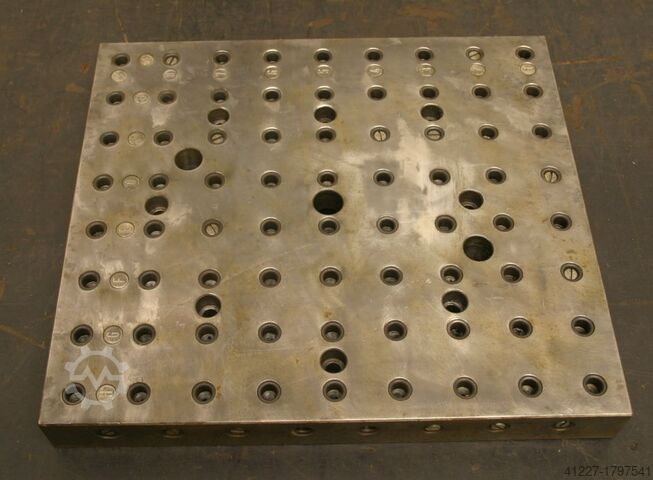 Opspændingsplade med gevindhul Stahl 450/400/H50 mm