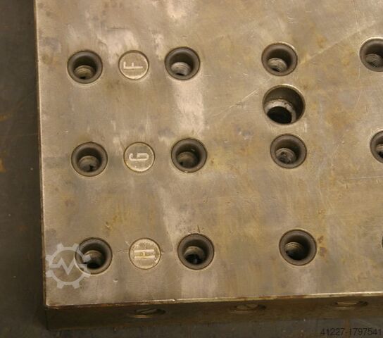 Opspændingsplade med gevindhul Stahl 450/400/H50 mm