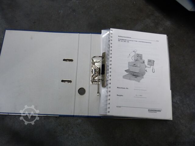 Frezarka KUNZMANN WF 4/3 TNC 124