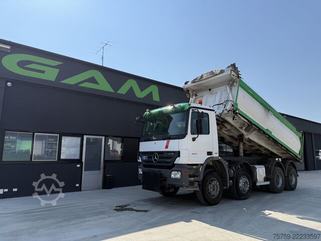 ανατρεπόμενο φορτηγό Mercedes-Benz Actros 4151K V8 KIPPER 8x4 Euro5 40Ton