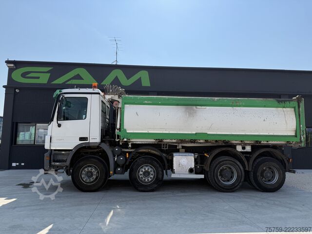 ανατρεπόμενο φορτηγό Mercedes-Benz Actros 4151K V8 KIPPER 8x4 Euro5 40Ton
