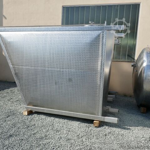 Réservoir rectangulaire de 6100 litres en acier inoxydable V2A Rieger 9658