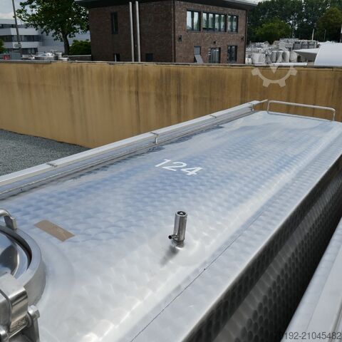 Réservoir rectangulaire de 6100 litres en acier inoxydable V2A Rieger 9658