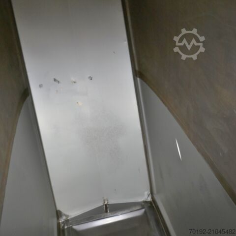 Réservoir rectangulaire de 6100 litres en acier inoxydable V2A Rieger 9658