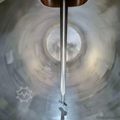 Cuve mobile de 500 litres en inox V2A avec agitateur à hélice  9595