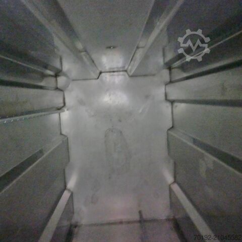 Réservoir rectangulaire de 2000 litres en inox V2A  9592