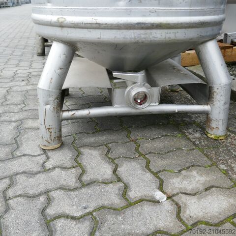 600litrová tlaková nádoba z materiálu V2A Stöcklin 9583