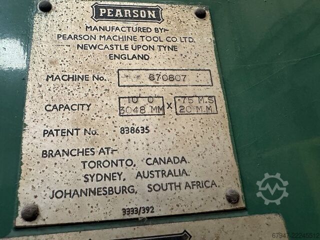 PEARSON guillotine PEARSON GUILLOTINE