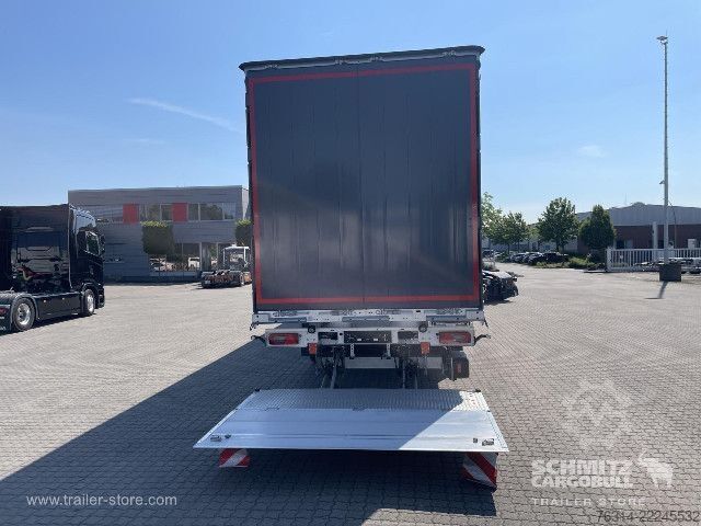 Otvorena poluprikolica sa ceradom Schmitz Cargobull Curtainsider Standard Ladebordwand Getränke