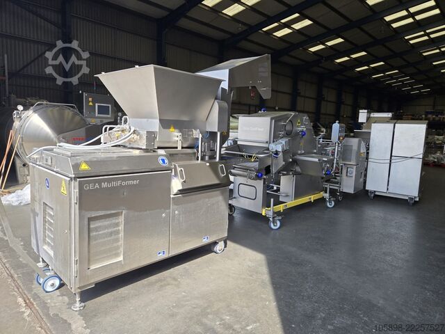 2021/2 600mm Forming, coating and frying line. GEA Various