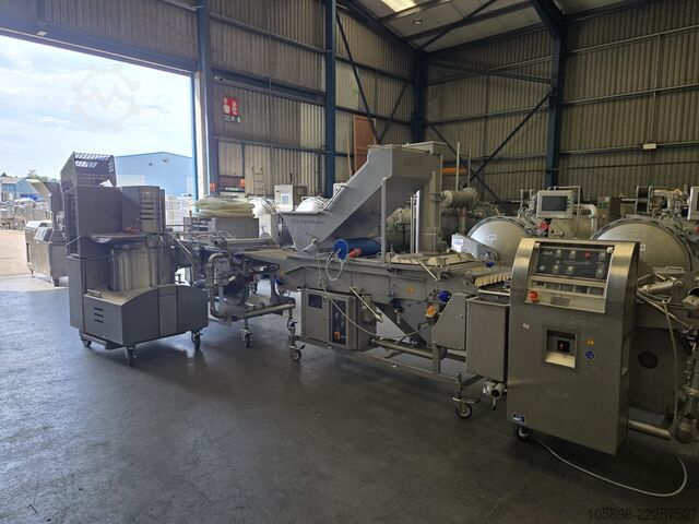 2021/2 600mm Forming, coating and frying line. GEA Various