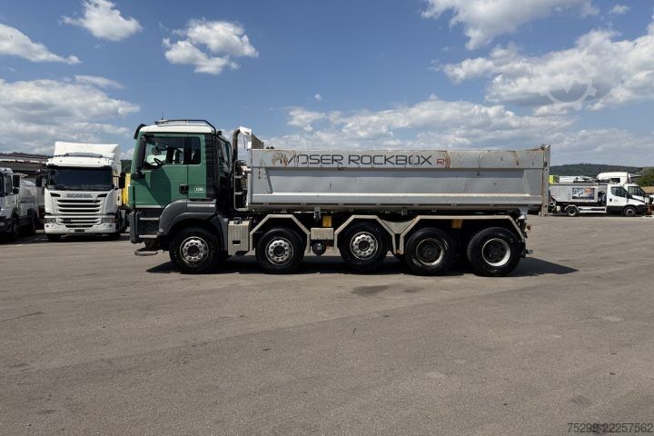 Speciális rendeltetésű teherautó MAN TGS 41.480 10x4 Kipper / Swiss-Vehicle