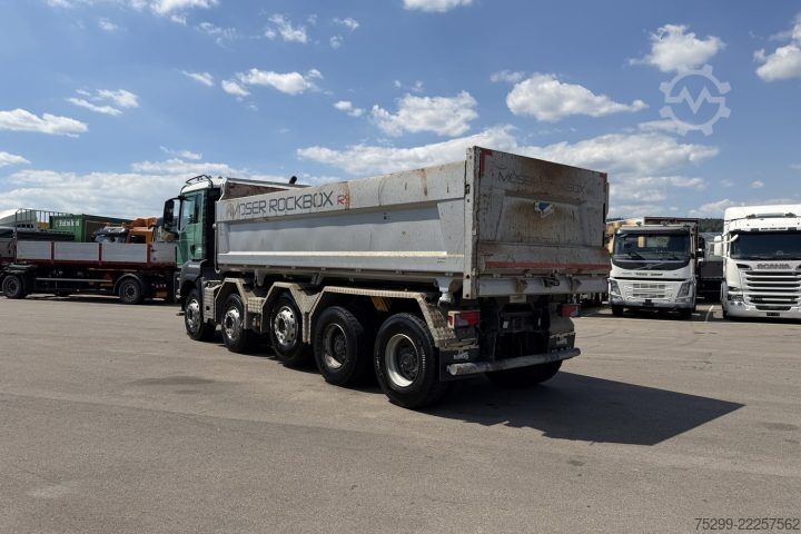 Speciális rendeltetésű teherautó MAN TGS 41.480 10x4 Kipper / Swiss-Vehicle