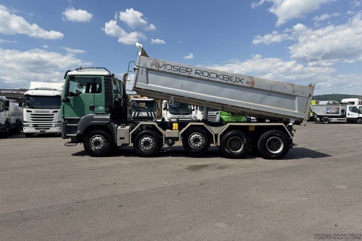 Speciális rendeltetésű teherautó MAN TGS 41.480 10x4 Kipper / Swiss-Vehicle
