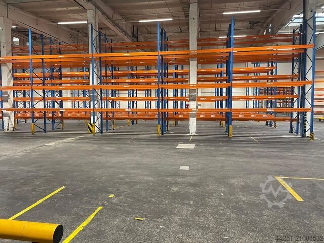 14.4 m pallet rack, 6 m high, 4 levels Stow Pal Rack