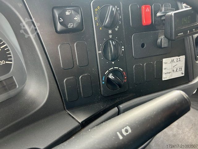 Skåpbil MERCEDES-BENZ ATEGO 818 816 BLUMENKOFFER LUFTFEDERUNG MANUEL