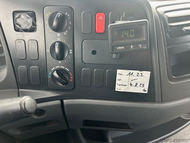Skåpbil MERCEDES-BENZ ATEGO 818 816 BLUMENKOFFER LUFTFEDERUNG MANUEL
