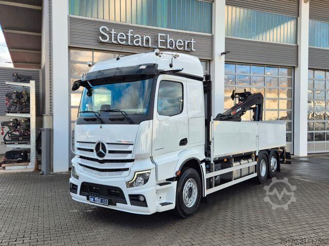 Plattform trailer Mercedes-Benz Actros 2545 L 6x2 Hiab L-HIPRO 235 DLS-3