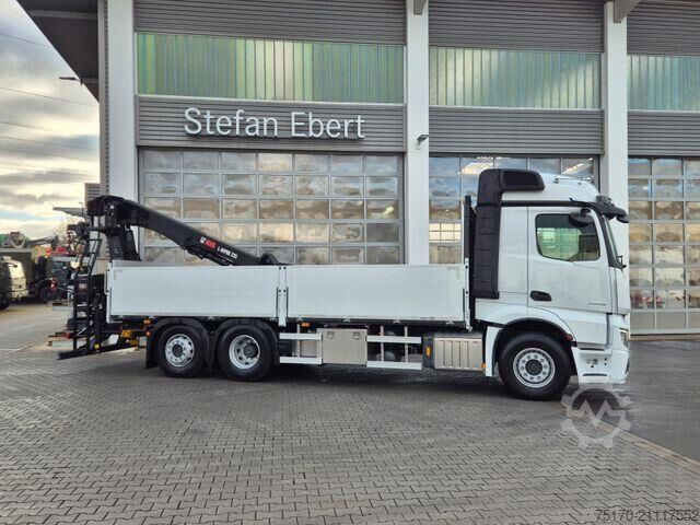 Plattform trailer Mercedes-Benz Actros 2545 L 6x2 Hiab L-HIPRO 235 DLS-3