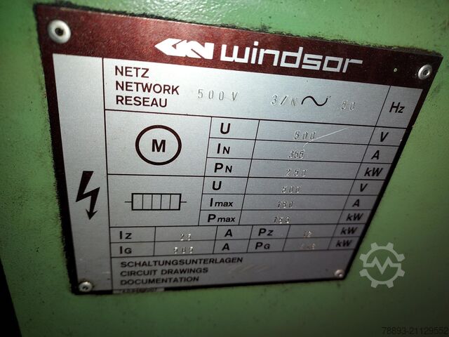 Spuitgietmachine, revisie in 2018 Windsor W2700 -bis 3200to