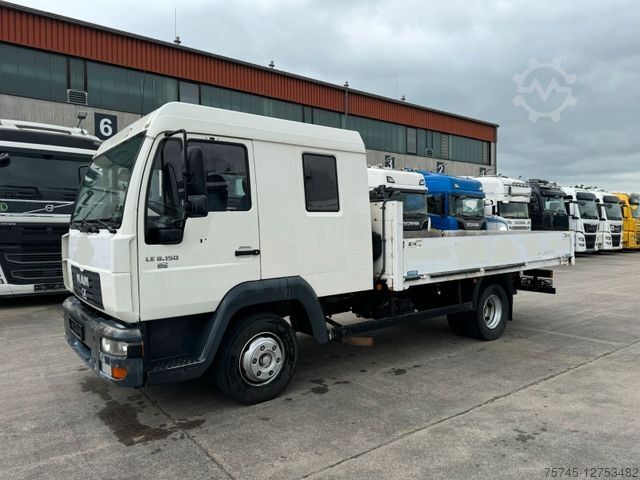 Furgonetka pick-up MAN 8.150 * PRITSCHE * 7.SITZE  * ORG KM * TÜV *AHK