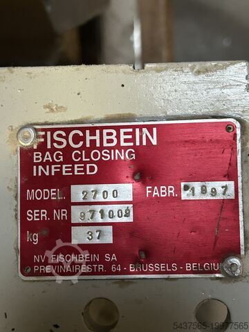 Mašina za šivenje džakova Fischbein MAXIMUM SPEED 2200 R.P.M.